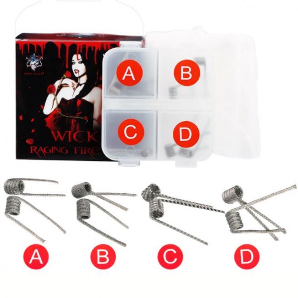 Buy Latest Demon Killer Wick & Raging Fire Ni80 Coil Kit