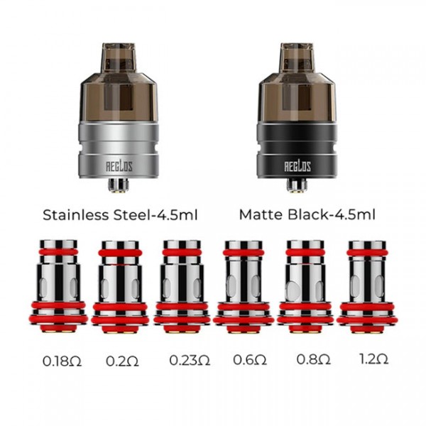 Uwell Aeglos Tank Pod 4.5ml with 6 Coils | 510 Adapter Base