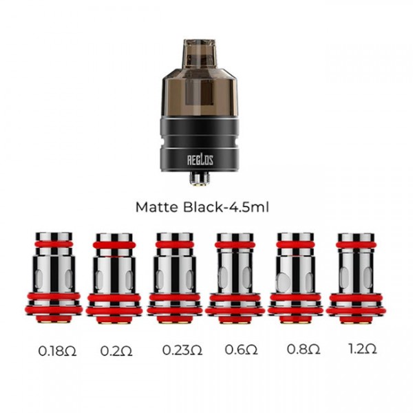 Uwell Aeglos Tank Pod 4.5ml with 6 Coils | 510 Adapter Base