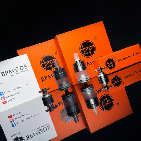 BP Mods Pioneer V1.5 MTL RTA Stainless Steel