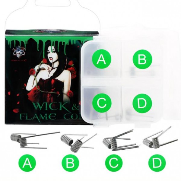 Demon Killer Wick & Flame Ni80 Coil Kit In Cheap Price