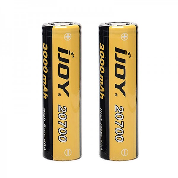 IJOY 20700 3.7V 3000mAh Rechargeable Batteries 2pcs 