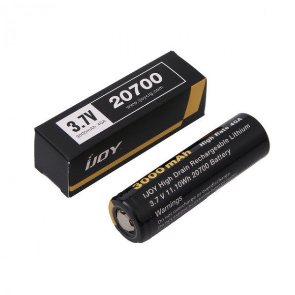 IJOY 20700 3.7V 3000mAh Rechargeable Batteries 2pcs 