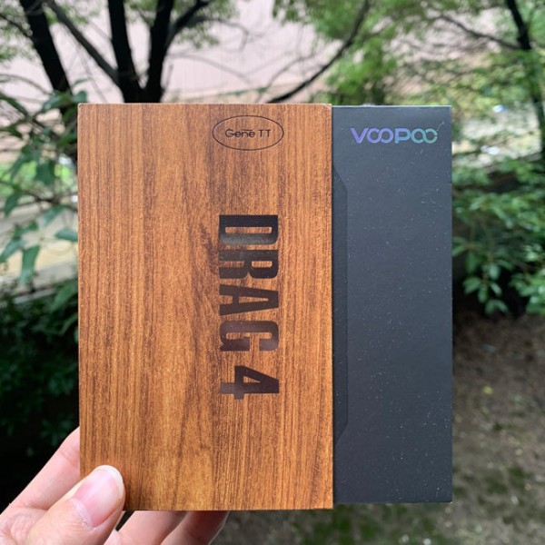 Voopoo Drag 4 Box Mod Kit Stainless Steel/Pyrex