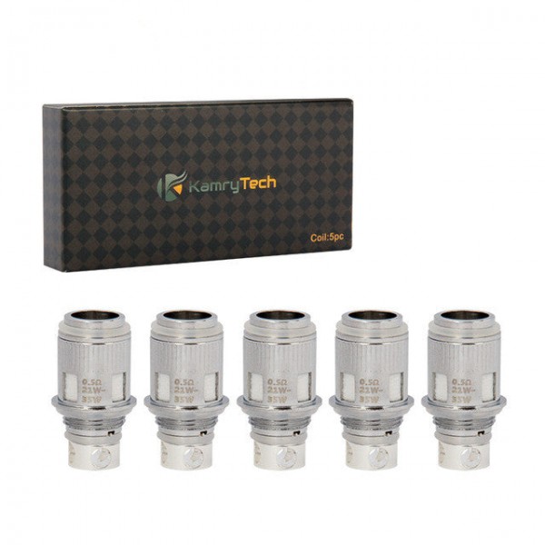 Kamry K1000 Plus Replacement Coils 0.5ohm 5pcs