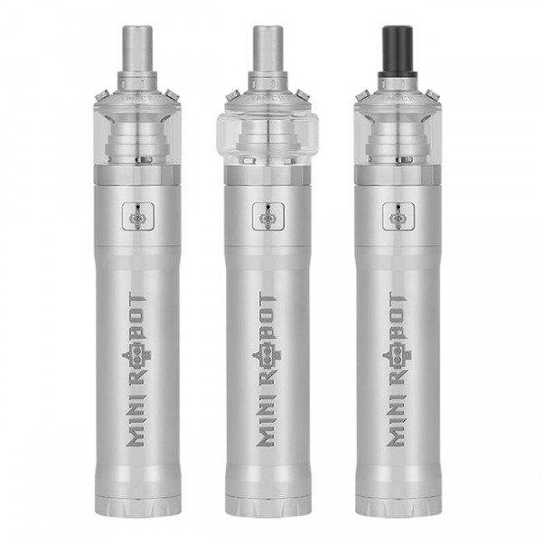 Steam Crave Mini Robot MTL Kit | Stainless Steel & Glass