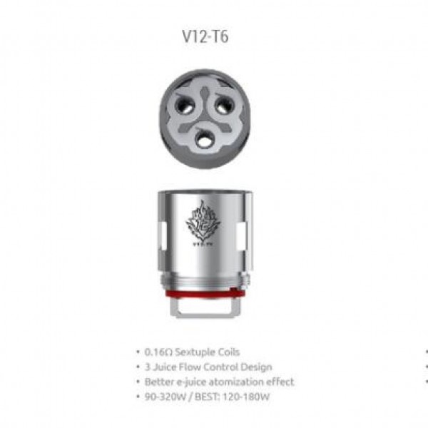 SMOK TFV12 Replacement Coil Head 3pcs Pack